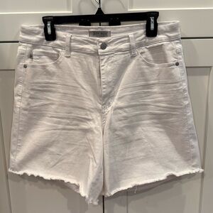 Judy Blue White Jean Shorts, 1XL